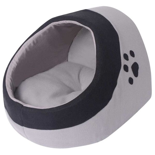 Lit couvert pour chat gris et noir, tailles M et L