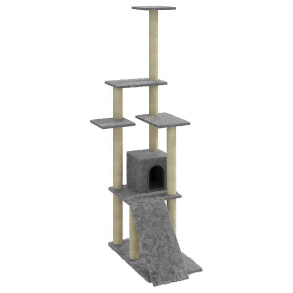 Arbre à chat 155 cm avec rampe et sisal