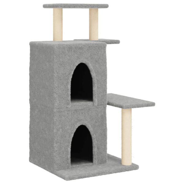 Arbre à chat 97 cm, 2 maisons et sisal