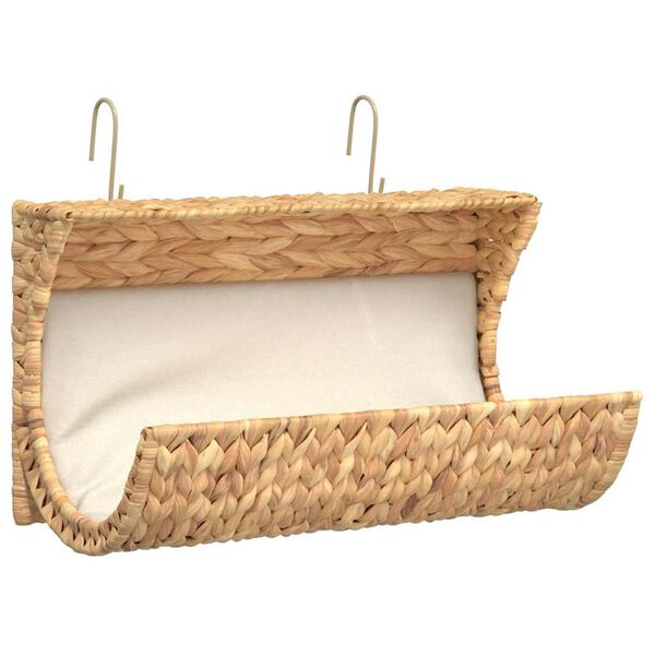 Couchage radiateur pour chat en jacinthe d’eau avec coussin