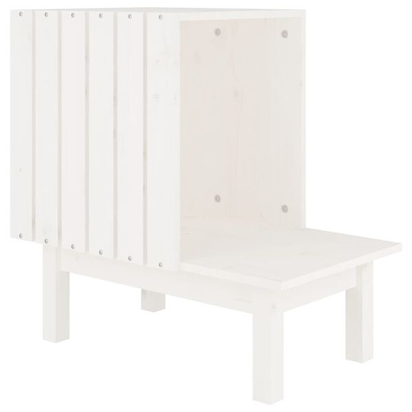 Maison pour chat en pin massif 60 × 36 × 60 cm