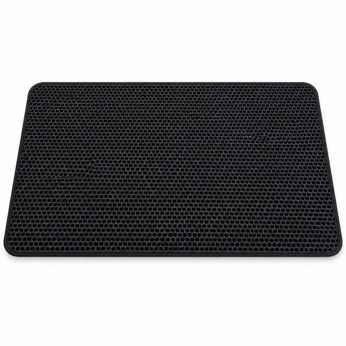 Tapis de litière pour chat à double couche